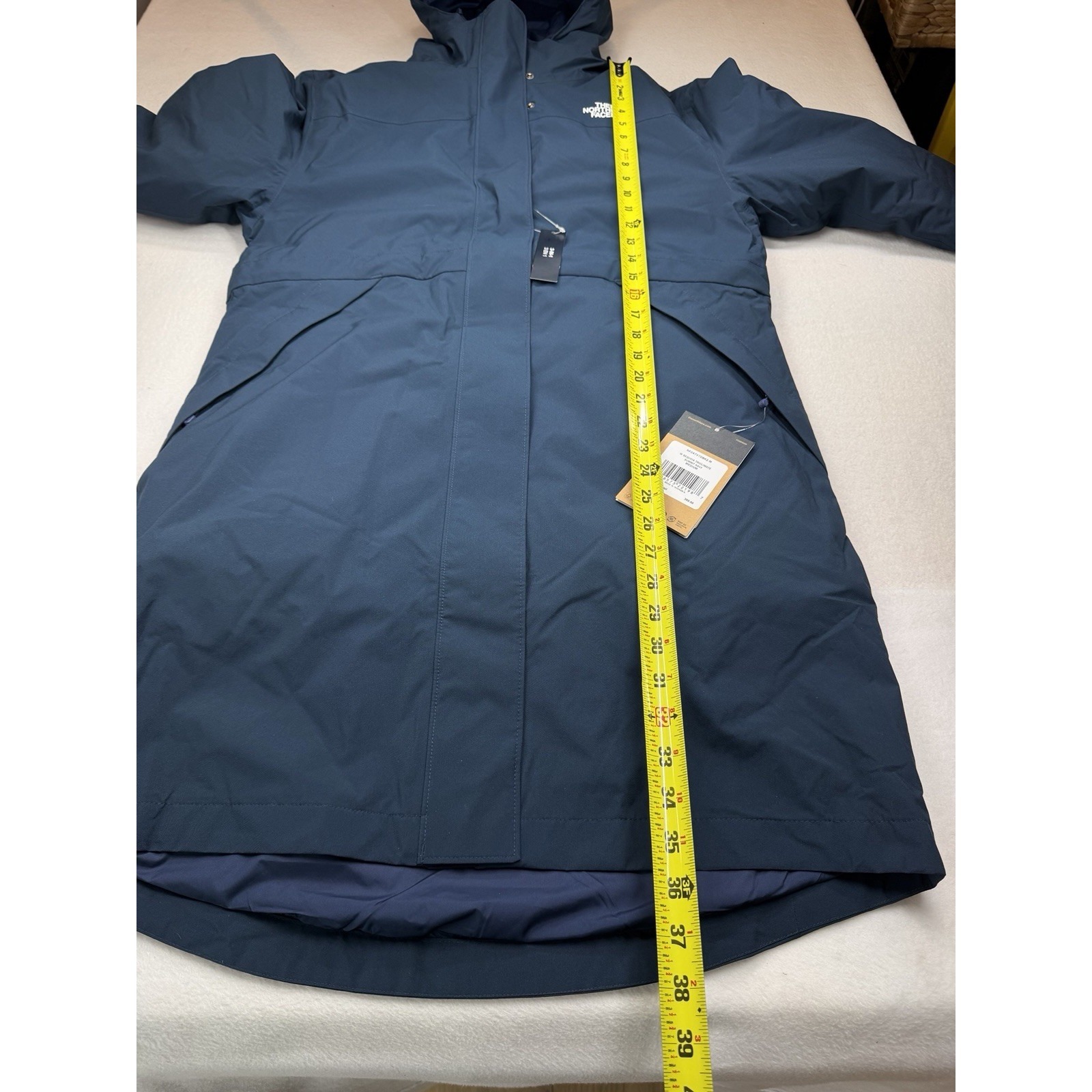 The North Face Womens Sequoia Triclimate Down Parka Jacket Navy Medium Nwt $350 — image 6 of 8